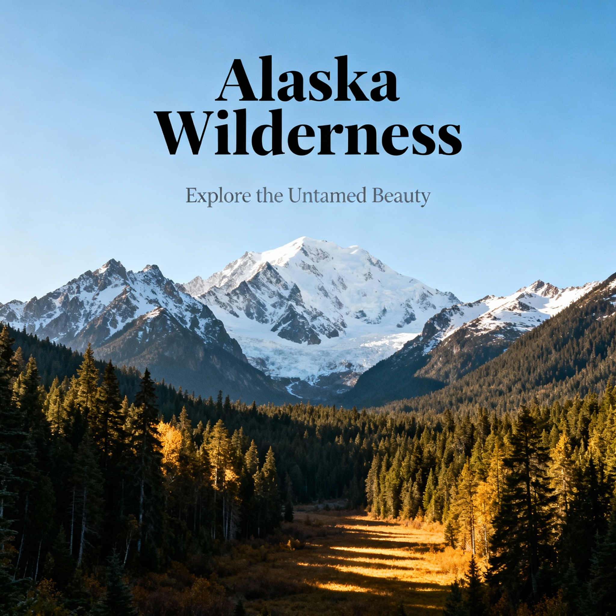 Alaska scenic wilderness landscape